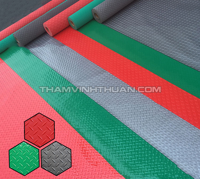 Thảm nhựa Thoi Lá 4