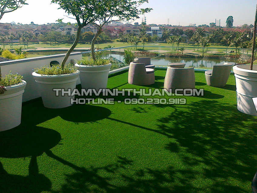 Công dụng thảm Cỏ Nhân Tạo 20 mm