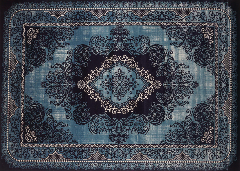 Thảm sofa phòng khách SAHRA 08062 NAVY NAVY L - 1