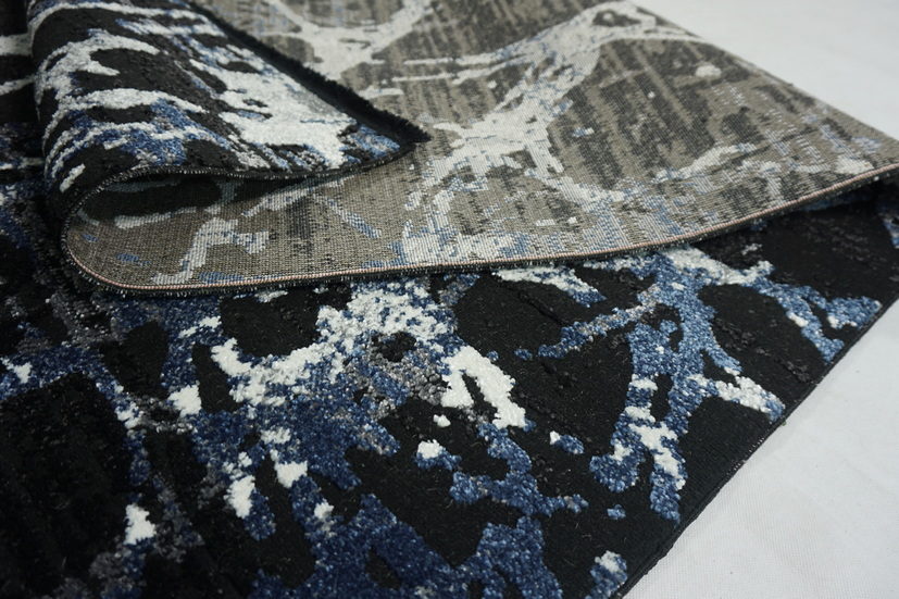 Thảm Sofa Phòng Khách LIMITED EDITION 8773 Siyah Mavi T - Ảnh 3