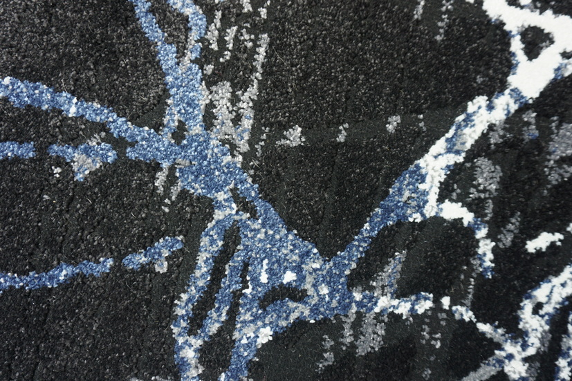 Thảm Sofa Phòng Khách LIMITED EDITION 8773 Siyah Mavi T - Ảnh 4