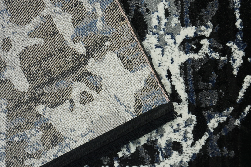 Thảm Sofa Phòng Khách LIMITED EDITION 8773 Siyah Mavi T - Ảnh 5